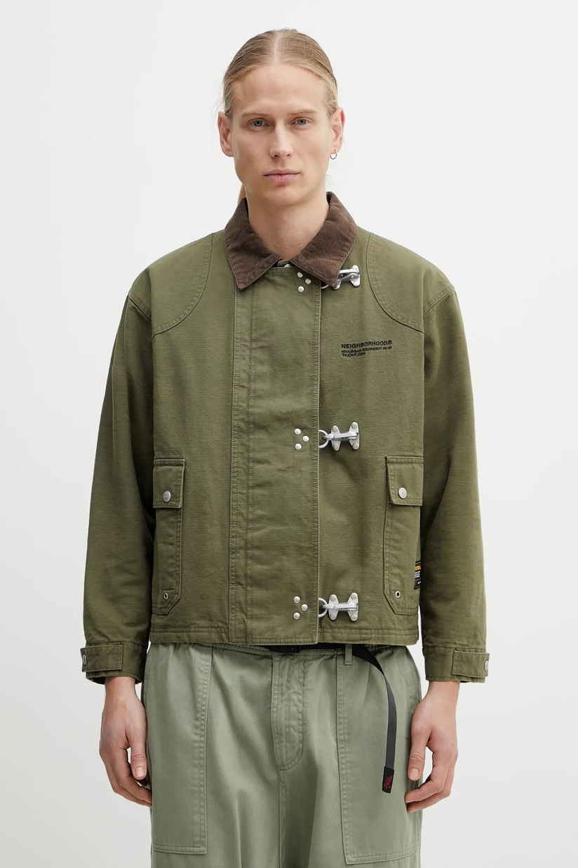 Norse Projects wool blend jacket Hakon Solotex Corduroy green Norse Projects wool blend jacket Hakon Solotex Corduroy green