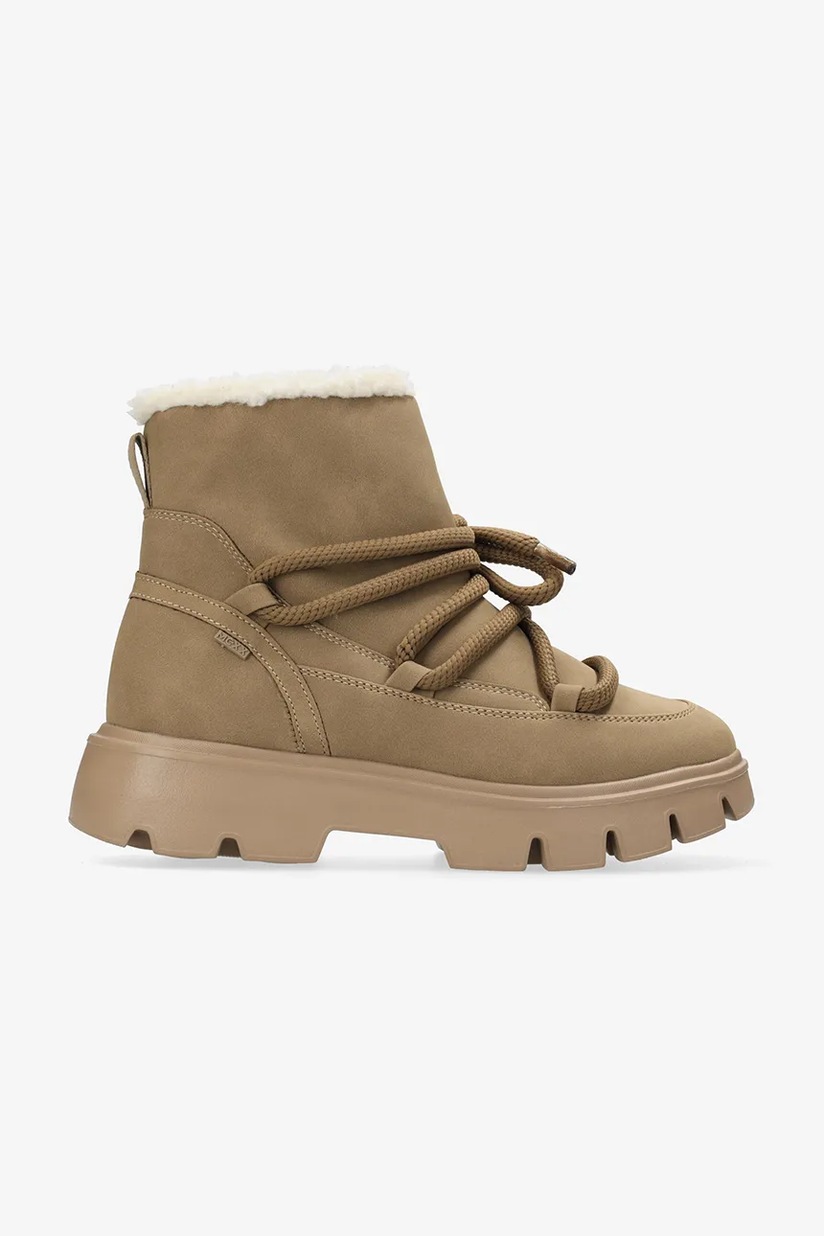 Mexx cizme de zapada din piele intoarsa Bobby Jane culoarea bej