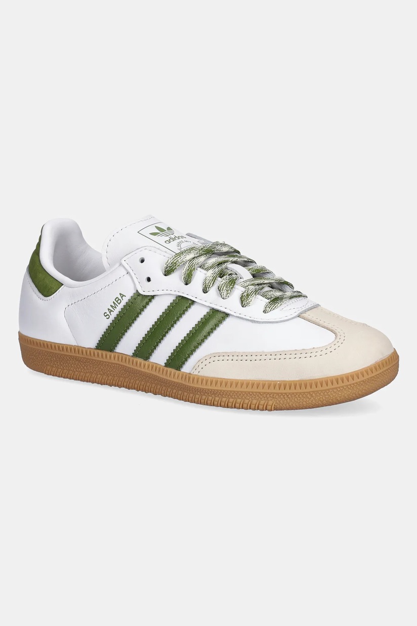 adidas gazelle silver green womens Shop Adidas Samba OG 'White Collegiate Green Gum' Women's Shoes main image 1