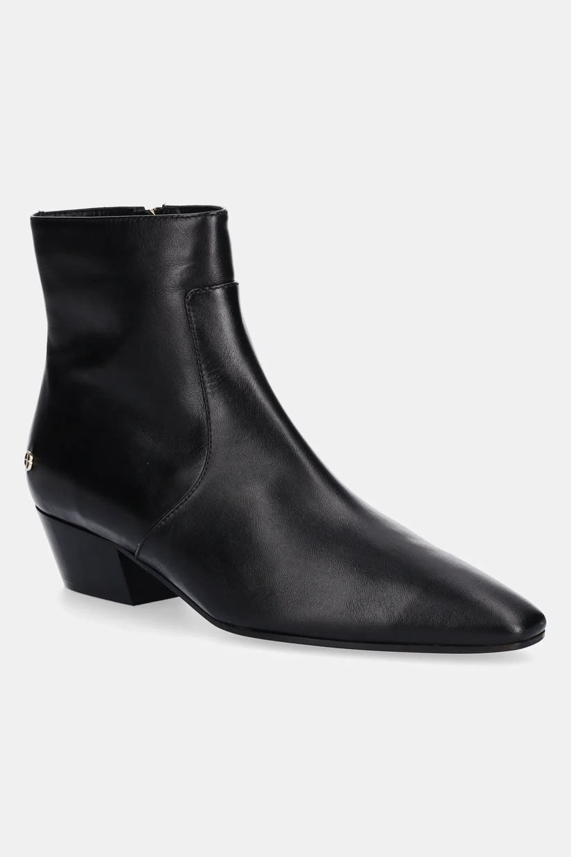 Anine Bing leather ankle boots freya black color A.14.11514 at PRM US