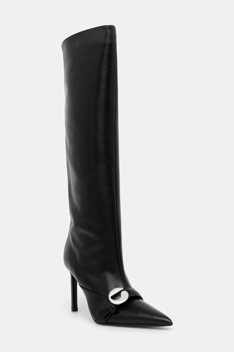 Naked Wolfe leather boots women's black color Sasha Black at PRM US