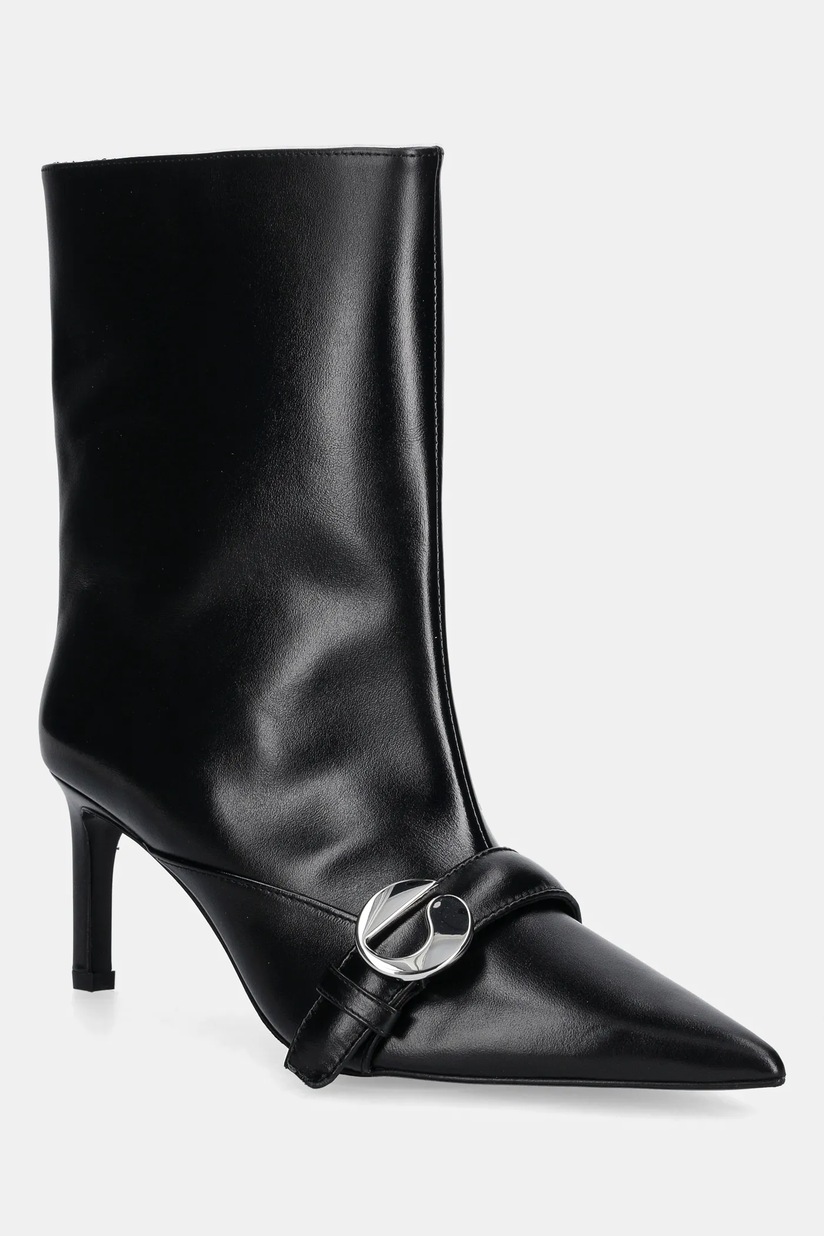 Кожаные полусапожки Rick Owens x Dr. Martens 1460 Jumbo Lace Boot