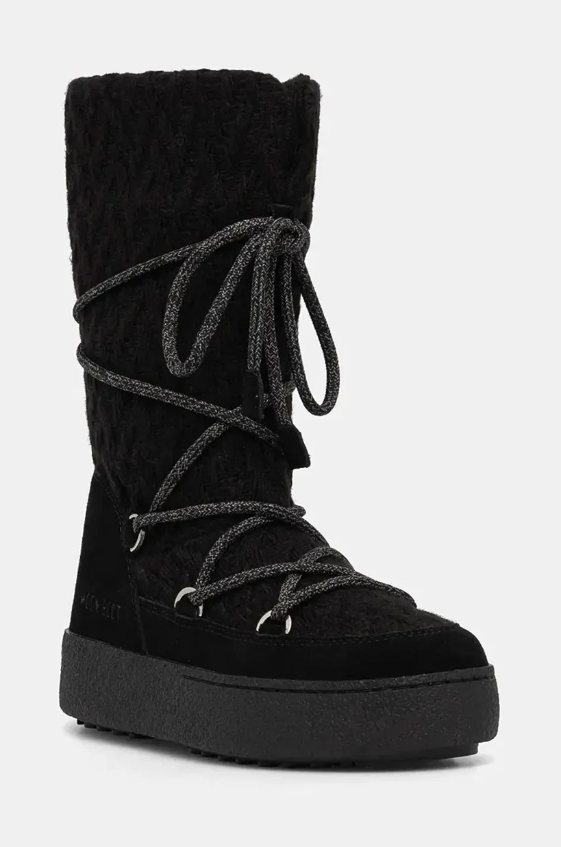 Stivali da Neve Donna MOON BOOT Icon Low in Nylon Colore Alaskan Blue a Stivali da Neve Donna MOON BOOT Icon Low in Nylon Colore Alaskan Blue a