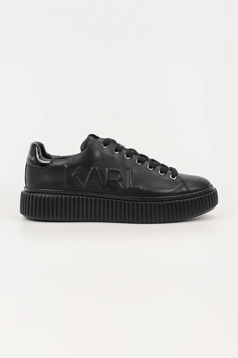 Karl Lagerfeld sneakers din piele KAPRI KUSHION culoarea negru