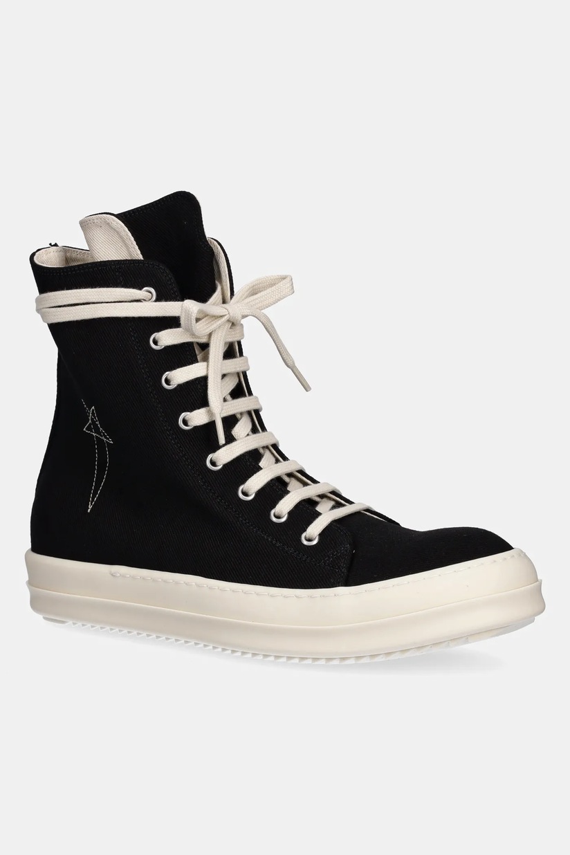 Кеды Rick Owens DRKSHDW Vegan Sneaks цвет чёрный DU02E7807.DOEM8
