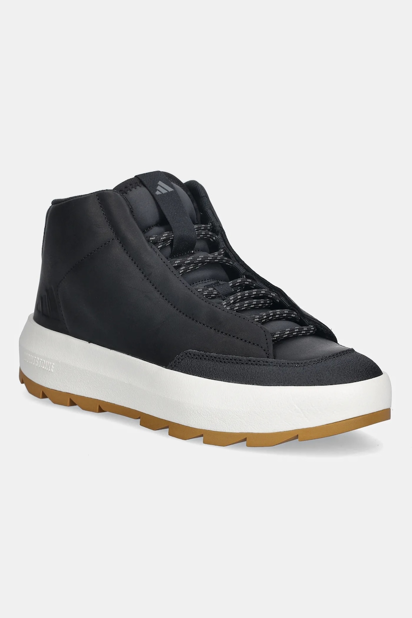 adidas sneakers din piele Acesmash Mid culoarea negru, JQ5543 adidas sneakers din piele Acesmash Mid culoarea negru, JQ5543