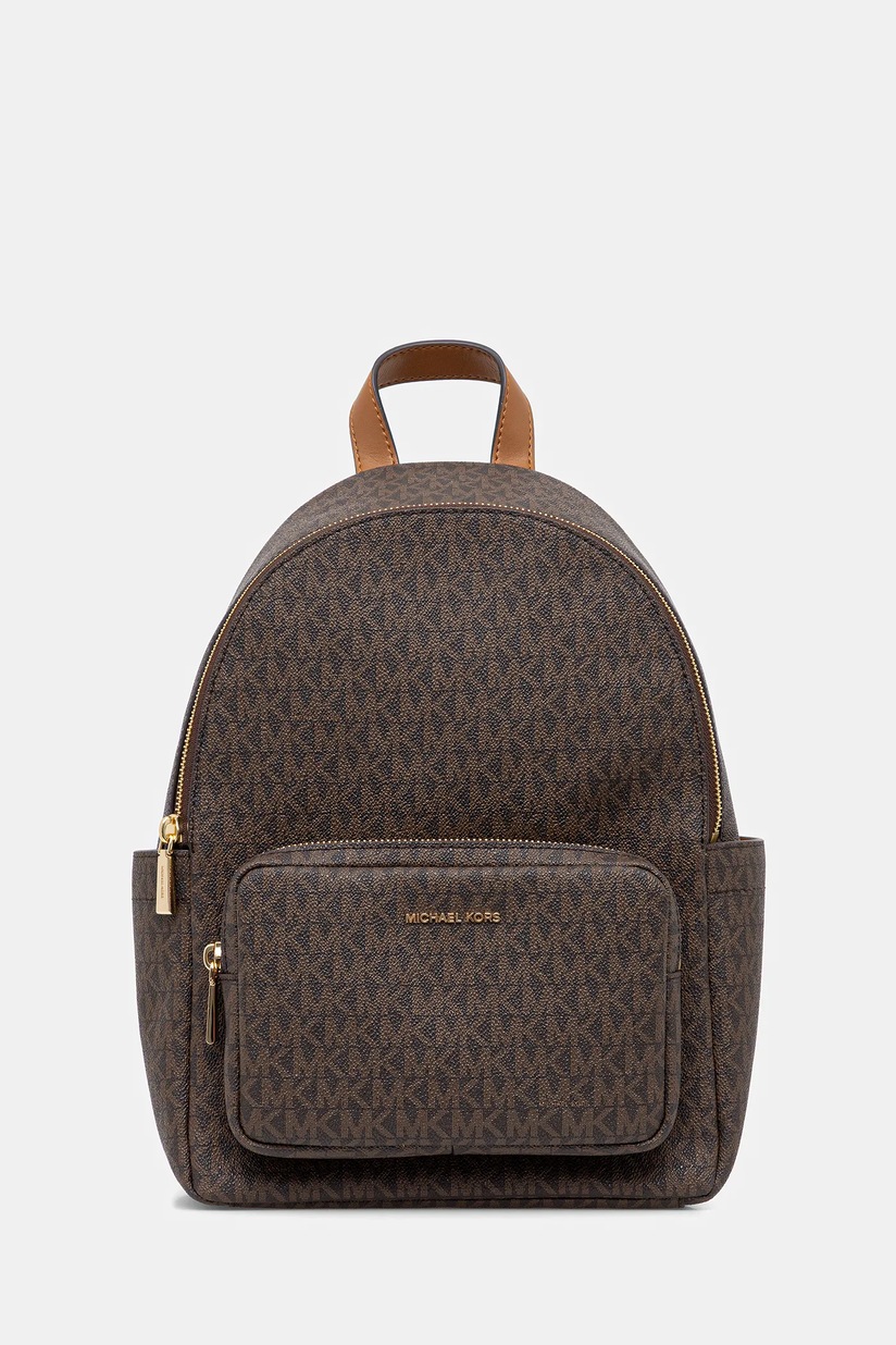MICHAEL Michael Kors rucsac SABLE culoarea maro, mic, cu imprimeu