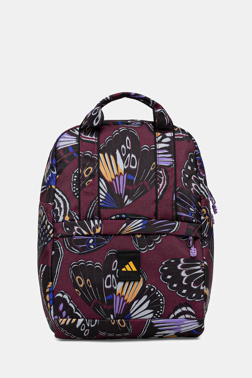 adidas rucsac x Farm Rio culoarea bordo, mare, cu imprimeu, JN2674