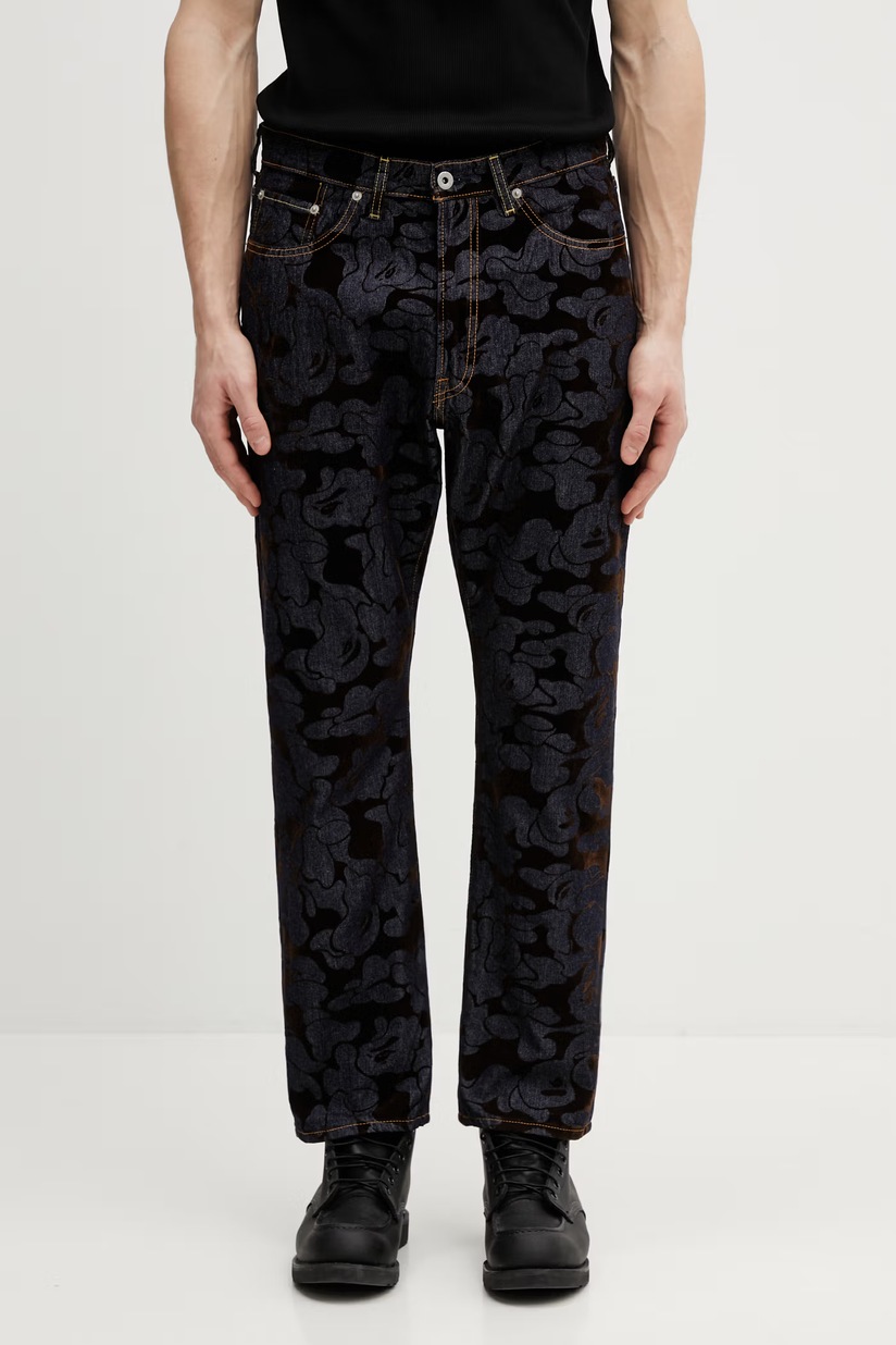 Kenzo jeans Cargo Monkey Fit Jeans men's FE65DP4086A1.DM at PRM US