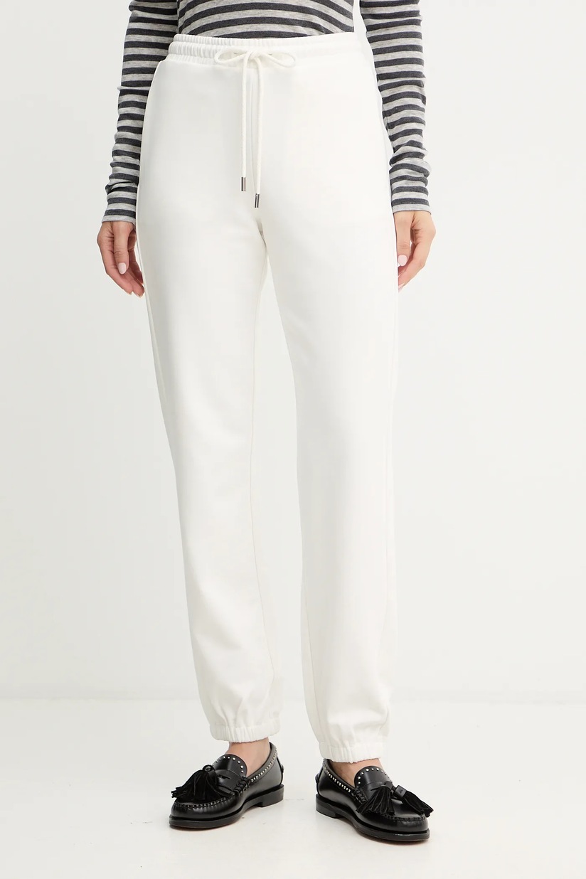 Ellesse Pantaloni femei, culoarea alb, melanj SGK13652-011