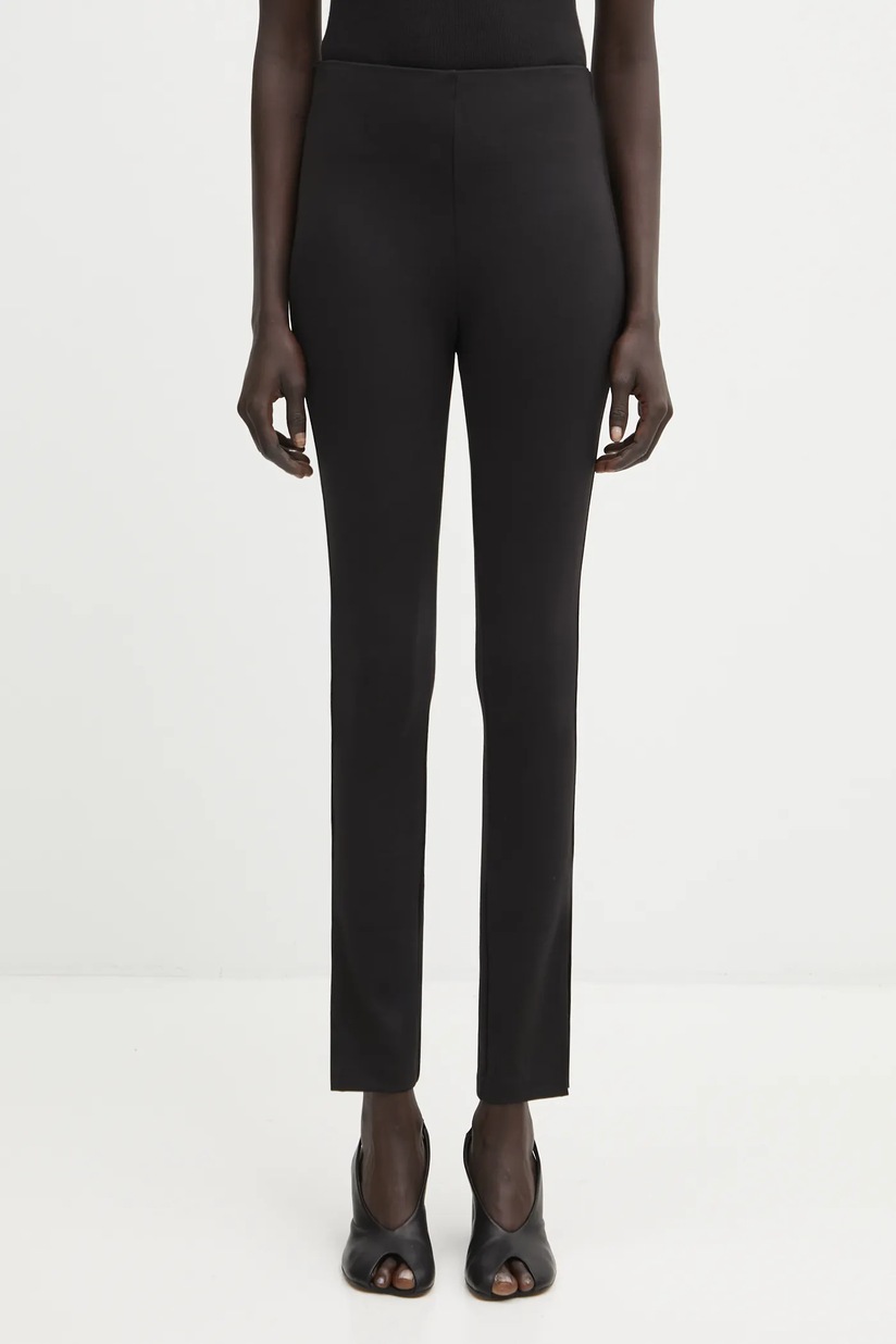Heron Preston trousers Gabardine Zip Pants women's black color