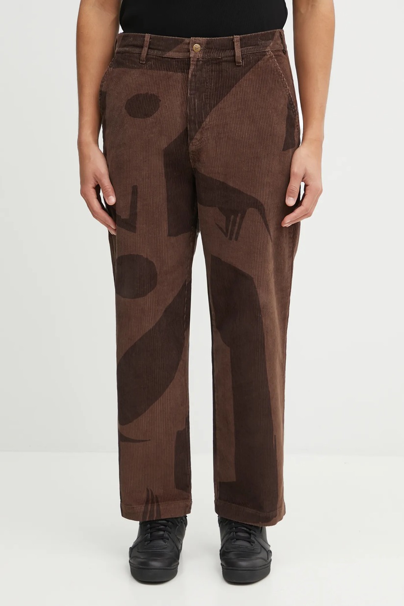 wacko maria ブラウン チノパン WACKO MARIA (ワコマリア) PLEATED TROUSERS(プリーツトラウザー) BROWN