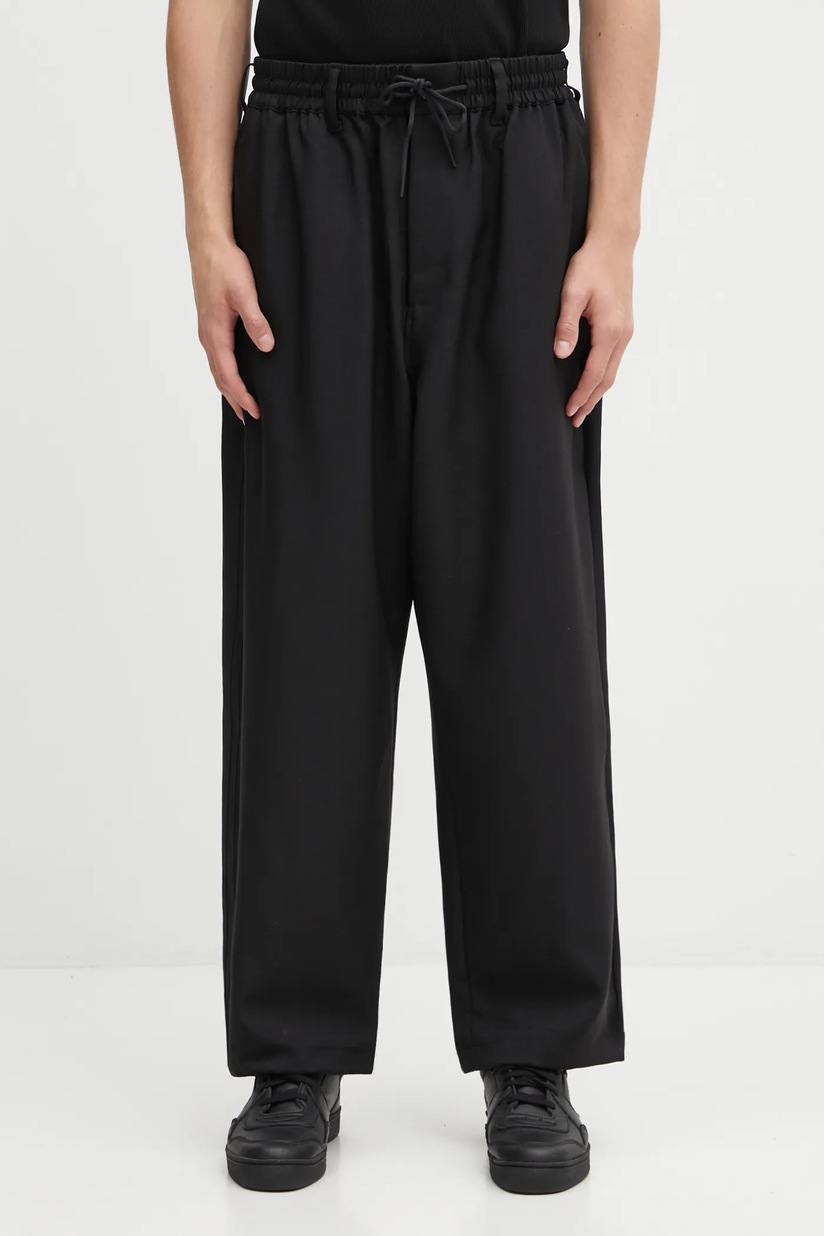 Kenzo trousers with wool blend Jog Pants black color FF55UP5069RU