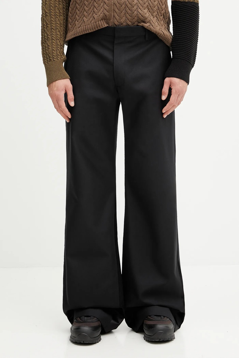 MM6 Maison Margiela trousers black color SH0KA0054.M35433.900 at