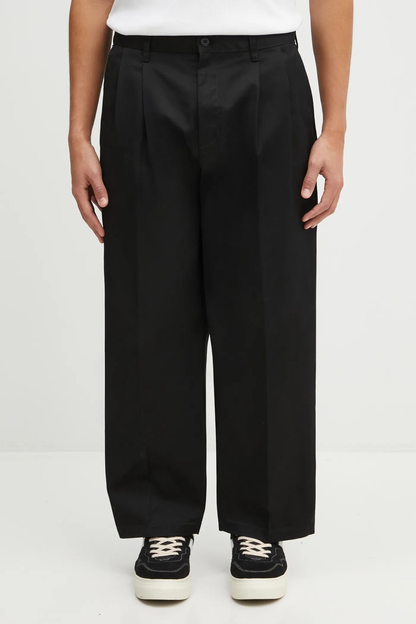 Vans trousers Premium Standards Pleat Front Pant LX men's black