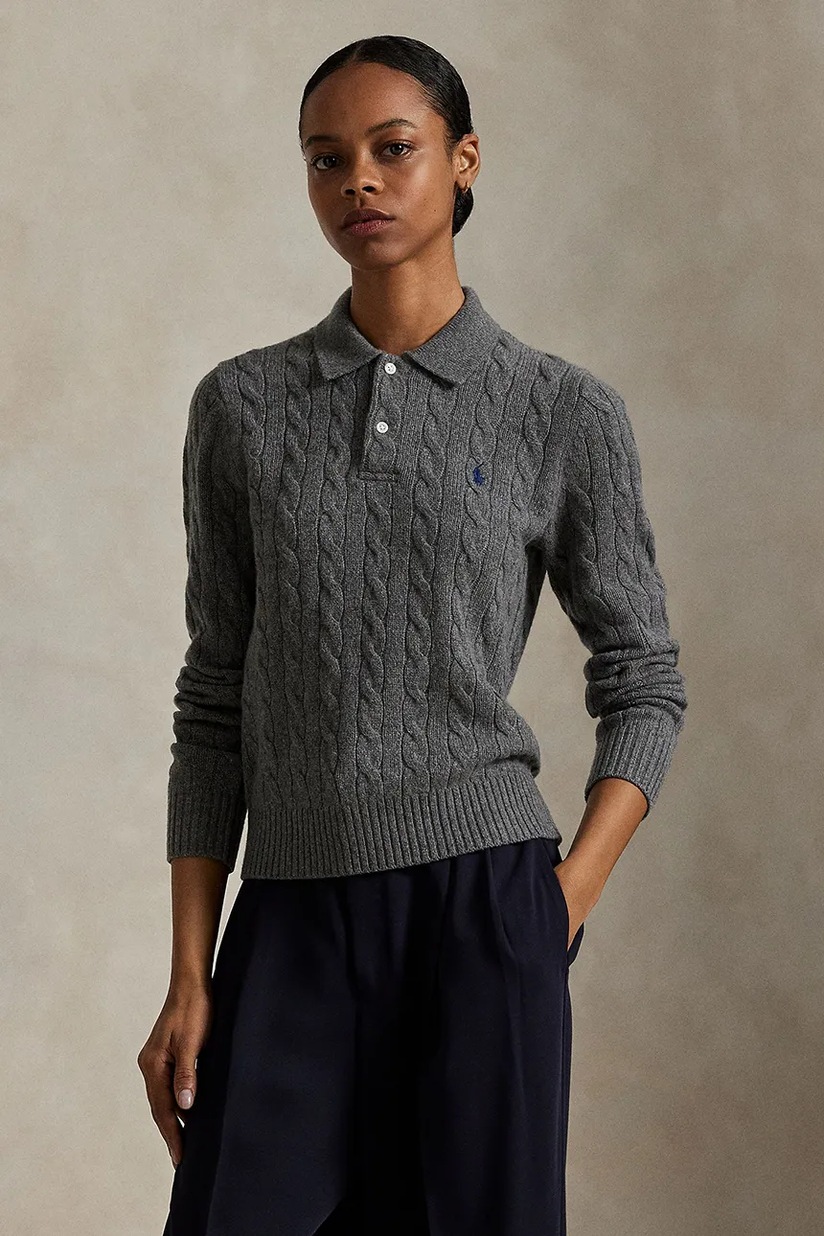 Polo Ralph Lauren woolen jumper gray color lightweight 211972132