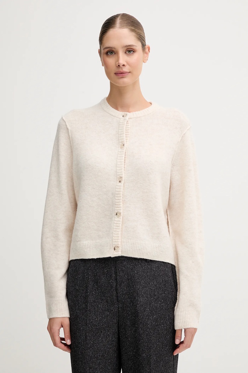 ZADIG&VOLTAIRE cardigan din casmir culoarea bej, light, KWCA01587