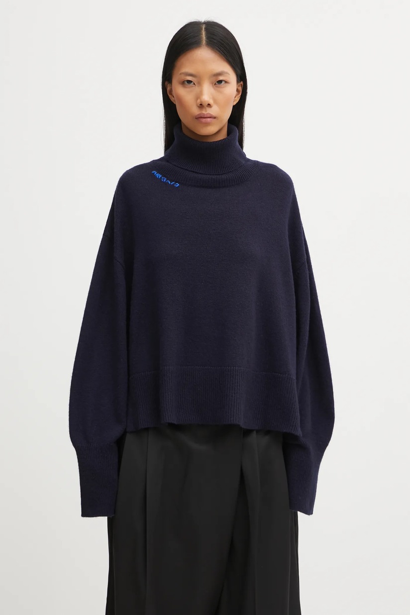 Maison Margiela 21awラナウールニット サイズS背面ステッチ有 Maison Margiela 21AW collection - GEA -YAMAGATA | Sato Seni Co.Ltd