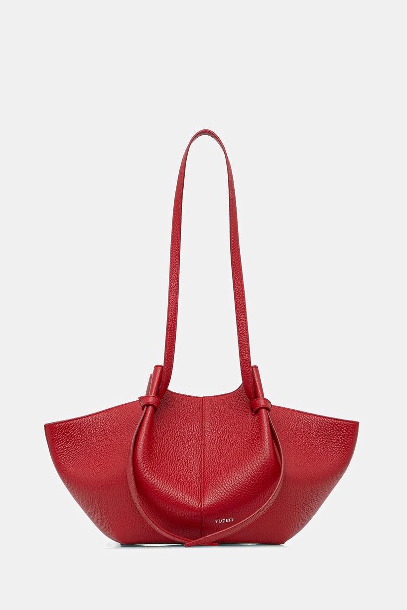 Yuzefi torebka zamszowa MOCHI kolor beżowy YUZRS25-HB-MO-S018