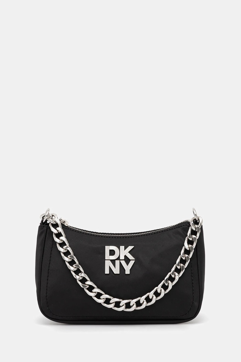 DKNY сумка crossbody женская кожаная чёрная R44E1I54 | ANSWEAR.ua