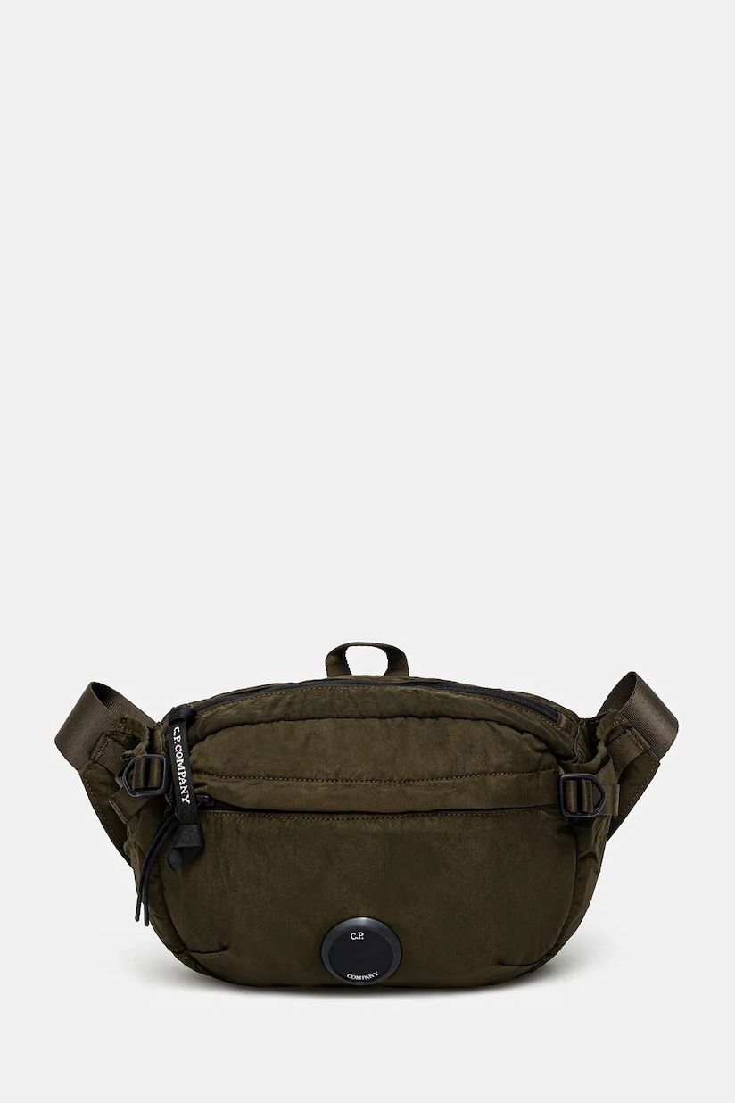 C.P. Company waist pack NYLON B CROSSBODY PACK green color C.P. Company waist pack NYLON B CROSSBODY PACK green color