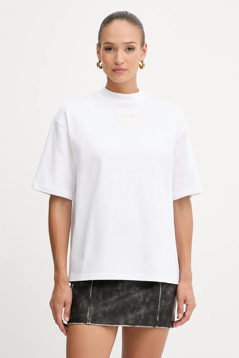 Tシャツ・カットソー JUST CAVALLI Woman T-Shirt White 76PAHE13CJ112 LD0 Just Cavalli T-shirt for Women SS25 | GIGLIO.COM