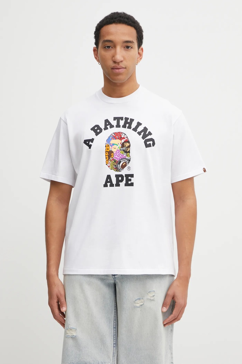A Bathing Ape cotton t-shirt BIG APE HEAD TEE PRM EU