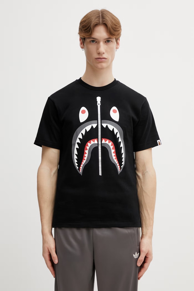 【A BATHING APE】半袖 Tシャツ 100cm A Bathing Ape cotton t-shirt KATAKANA BY BATHING APE TEE men's