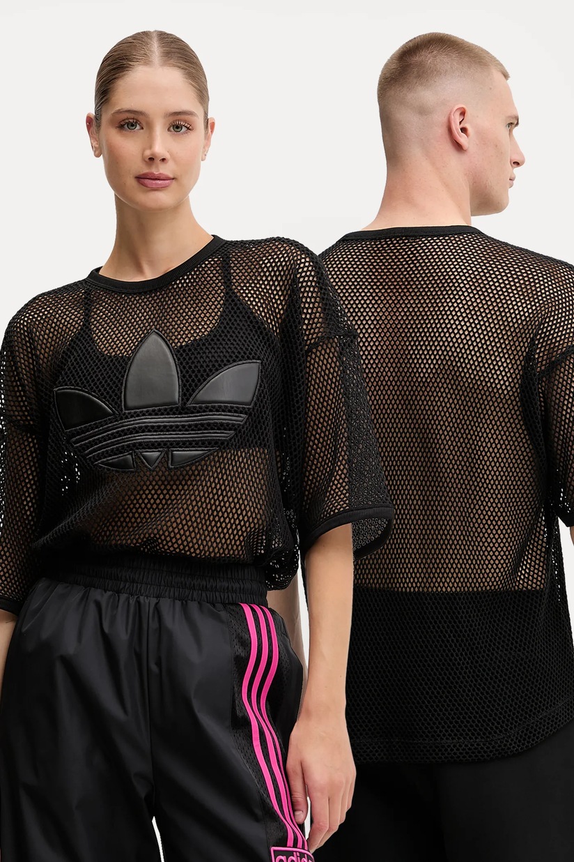 Футболка adidas Originals Pride x Jeremy Scott цвет чёрный с