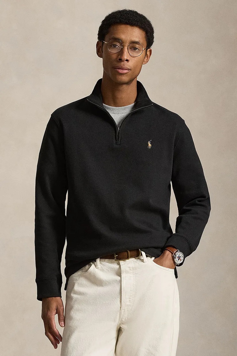 トップス toe0717 POLO RALPH LAUREN Polo Ralph Lauren sweater cotton Men's black 710P07411002 at PRM US