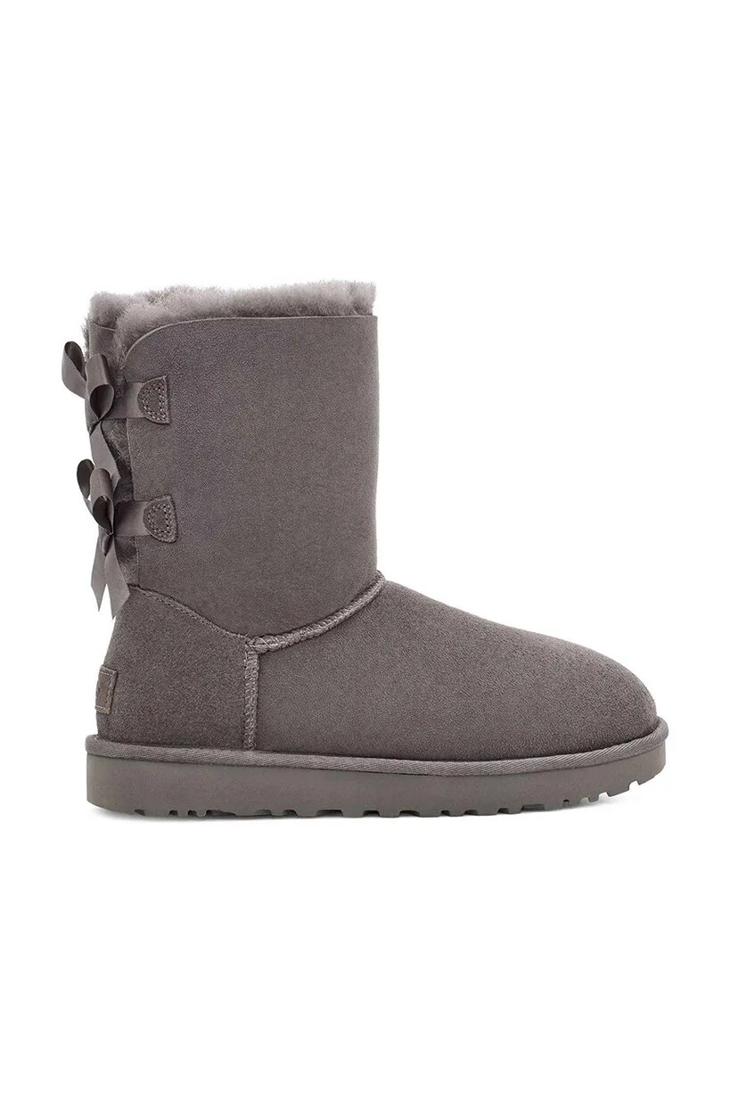 UGG suede snow boots Mini Bailey Button Bling women s gray color 1016554.GRE at PRM US