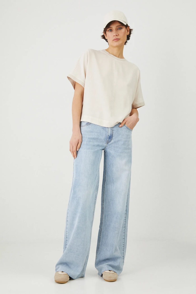 Midlize Wide Denim ライトブルー　38 Midlize Wide Denim – ch!iii