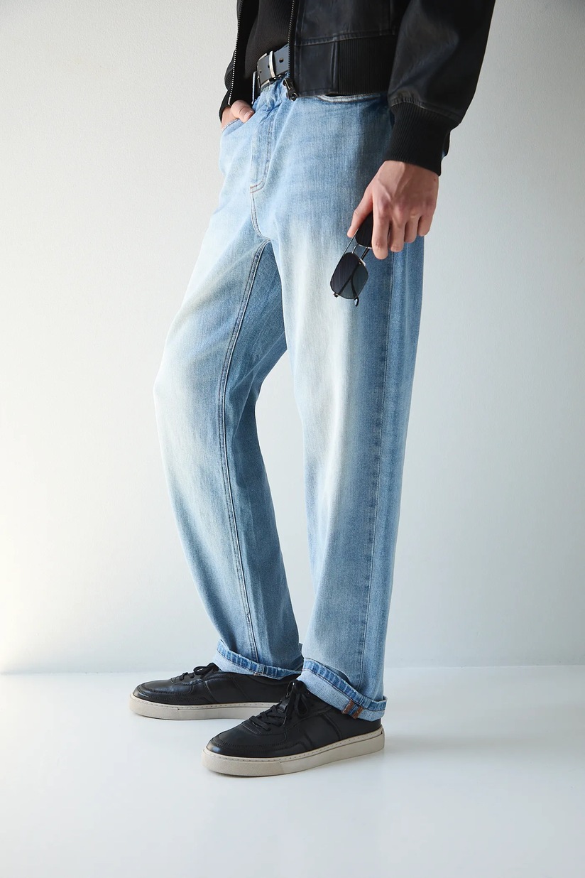 Sneakersy zamszowe męskie gładkie kolor szary - MEDICINE