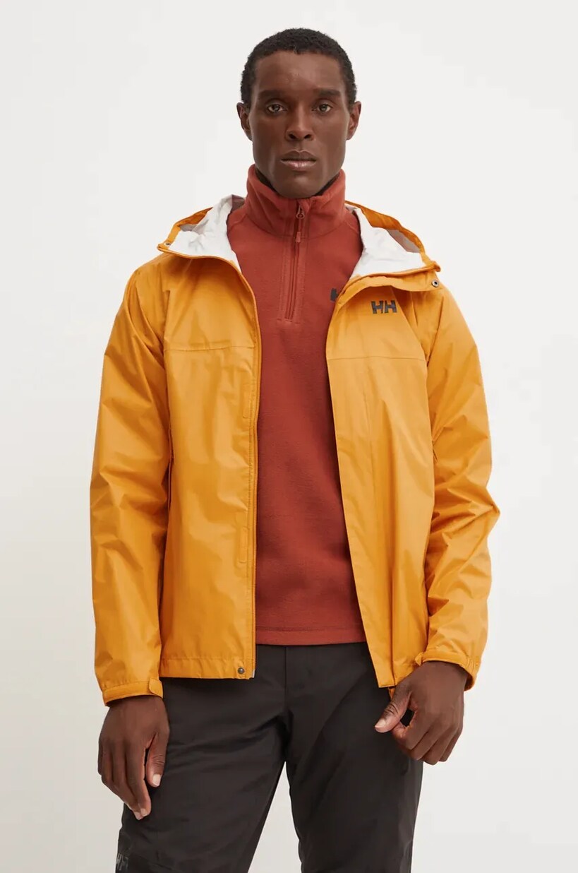 Helly Hansen jacket men s yellow color at PRM US