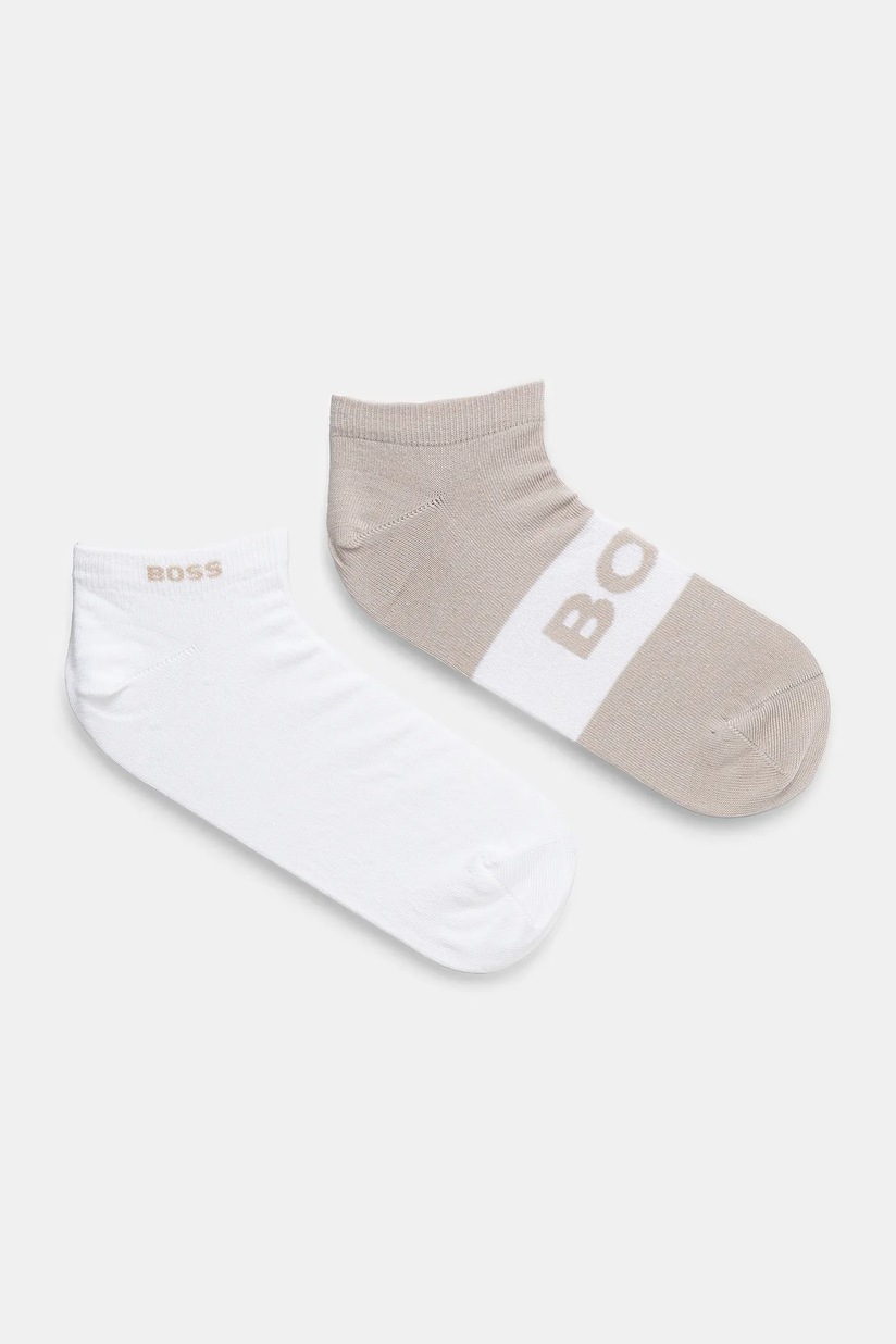 BOSS calzini da uomo 3P QS Rib Logo CC pacco da 3 BOSS calzini da uomo 3P QS Rib Logo CC pacco da 3
