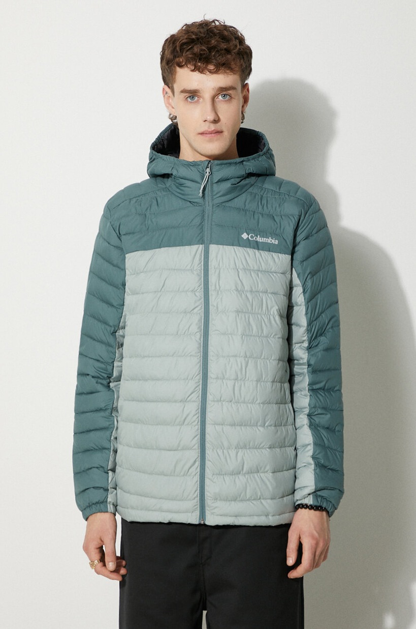 Columbia windbreaker Challenger turquoise color at PRM US