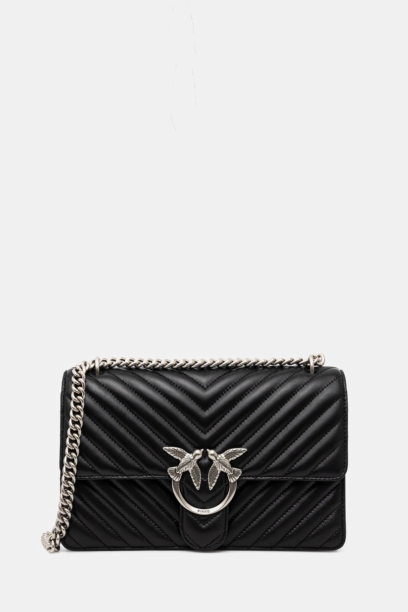 Pinko torebka skórzana kolor czarny 100074 A0GK | Answear.com