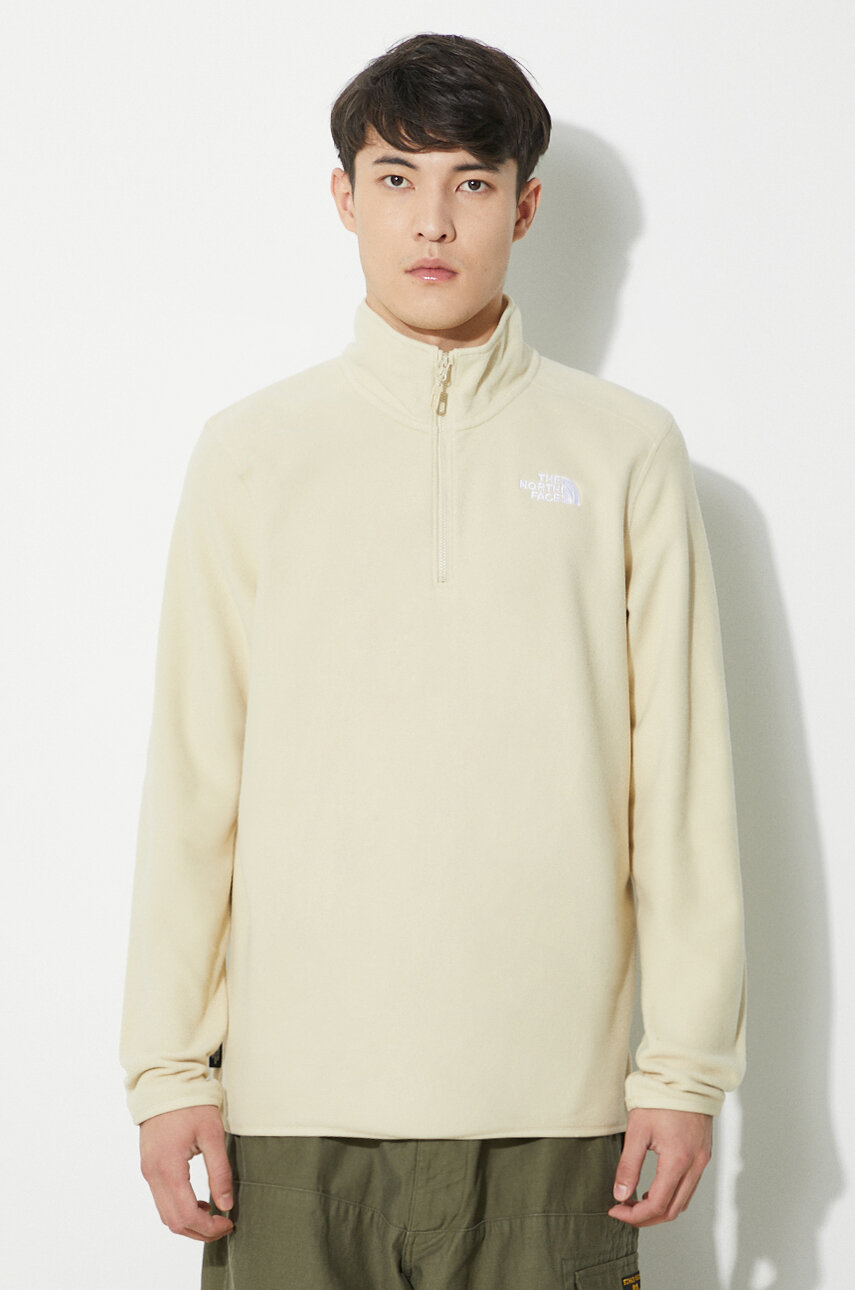 The North Face cotton sweatshirt Raglan Redbox men s beige color NF0A2ZWULK51 at PRM US