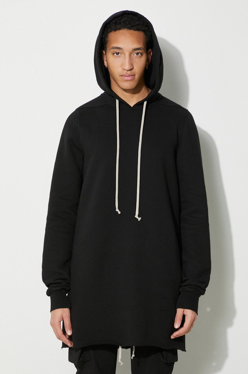 Rick owens long hoodie deals