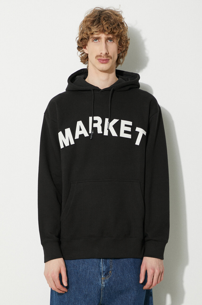 Market cotton sweatshirt Chinatown Market City Aerobics Crewneck men s black color at PRM US
