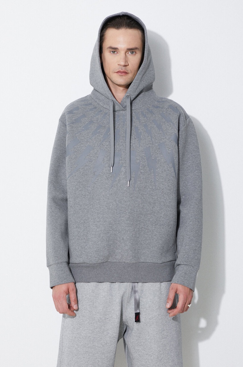 NEIL BARRETT｜SWEATSHIRTS (Easy Blouson Degrade Rain Bol Neil Barett cotton sweatshirt EASY BLOUSON DEGRADE' RAIN
