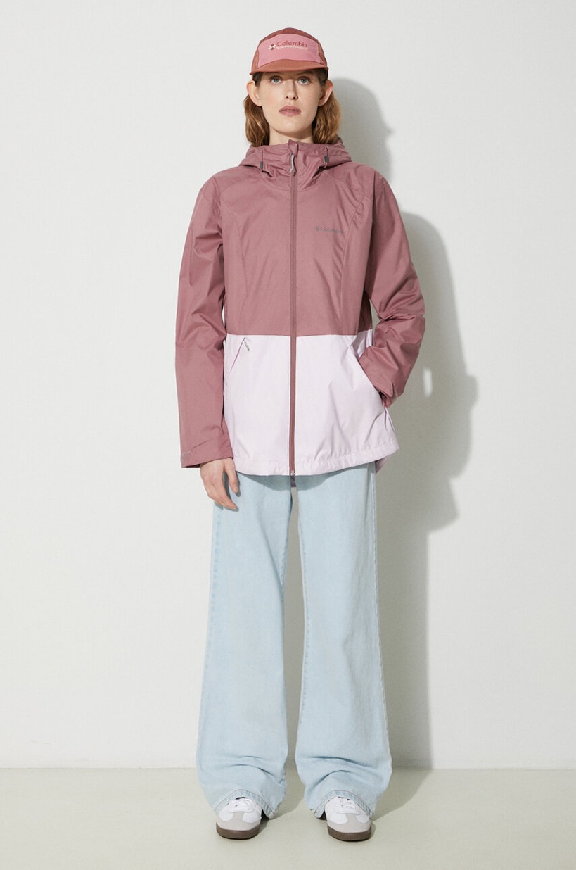 Columbia sports down jacket Delta Ridge pink color 2088213 at PRM US