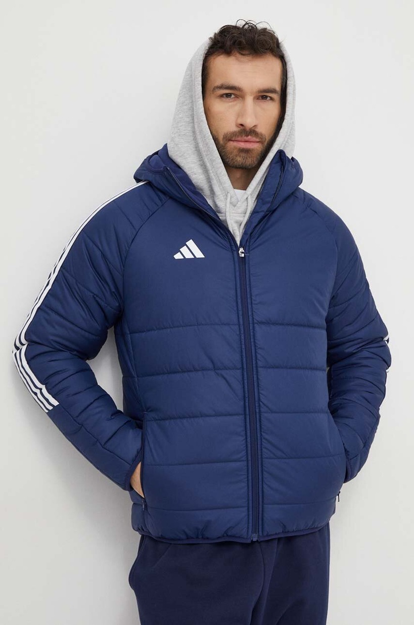 Спортивная куртка adidas Performance Tiro 24 цвет синий зимняя