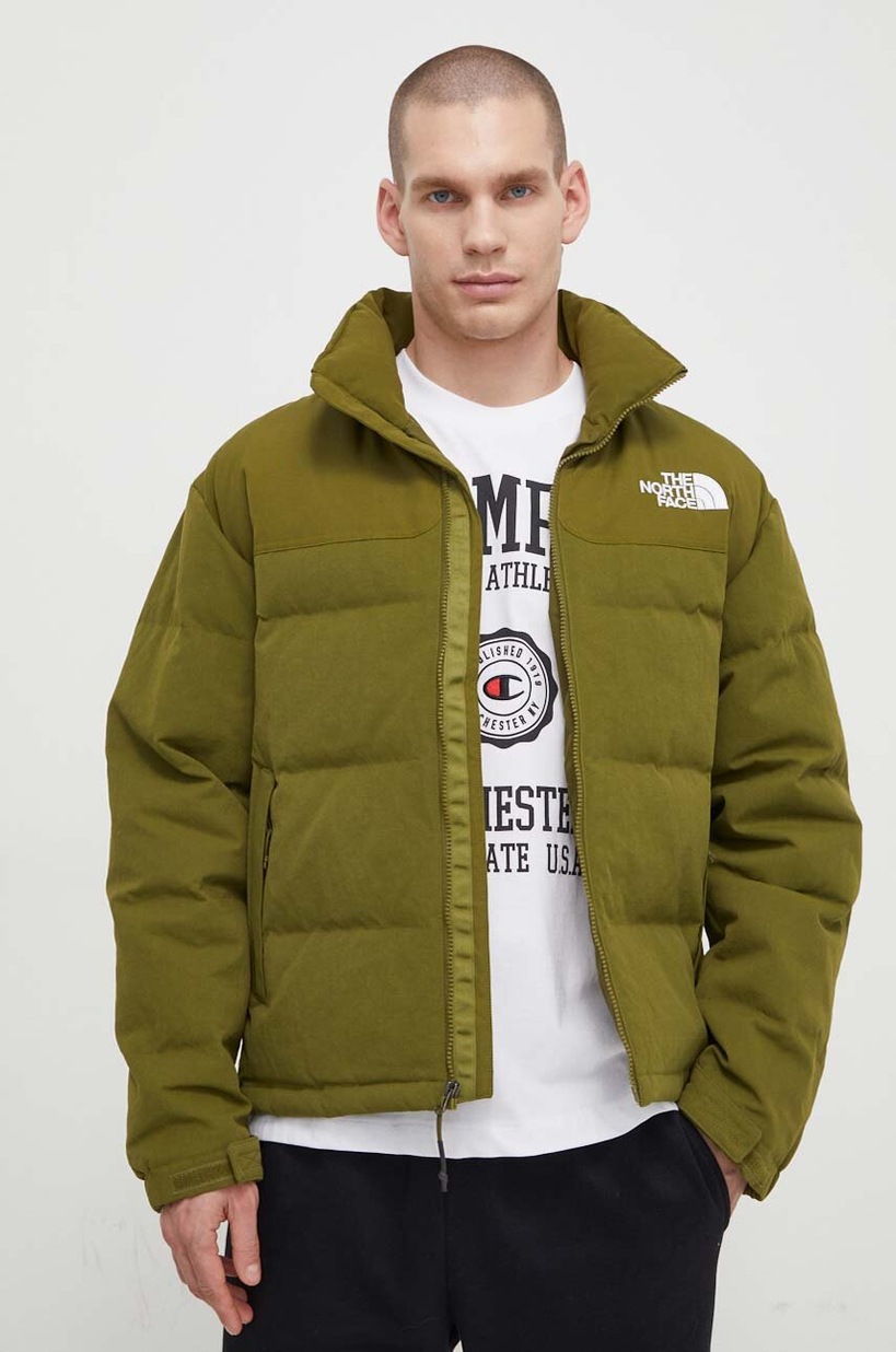 Piumino Giubbotto North Face Verde Giacca Impermeabile Giaccone Uomo The North Face Goose Down Fill