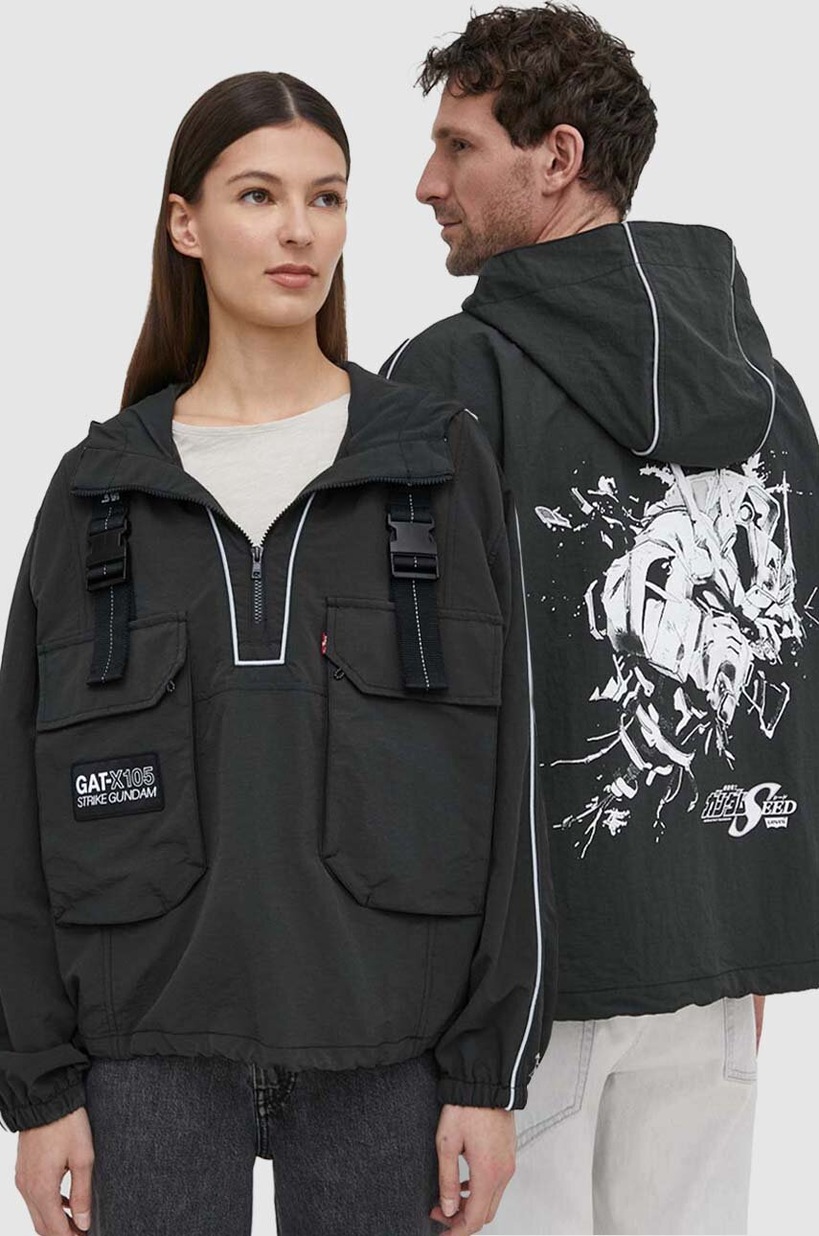 Levi's jacket Levi's® x Gundam SEED black color A7411.0000 at PRM US