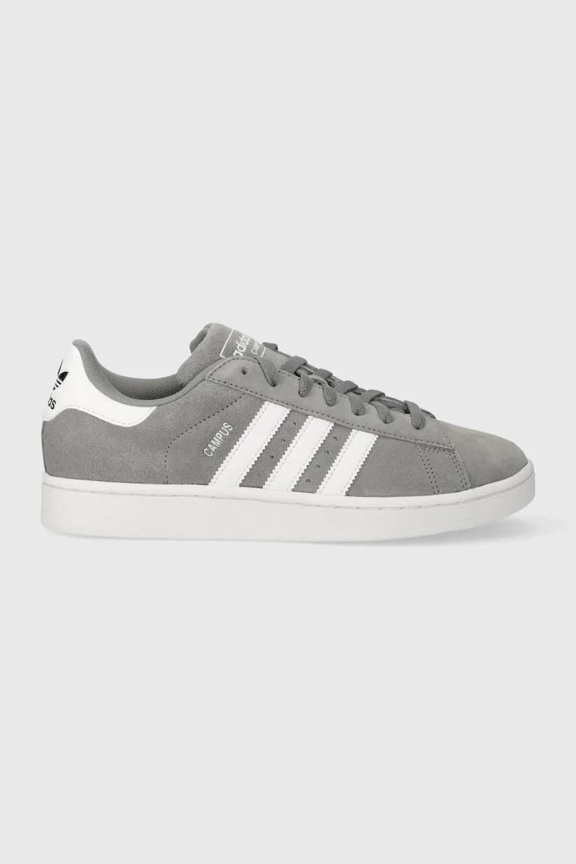 Gray suede adidas hotsell