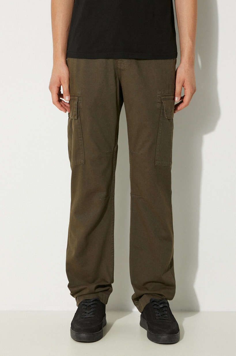 MM6 Maison Margiela cotton trousers green color SH0KA0029.S78548