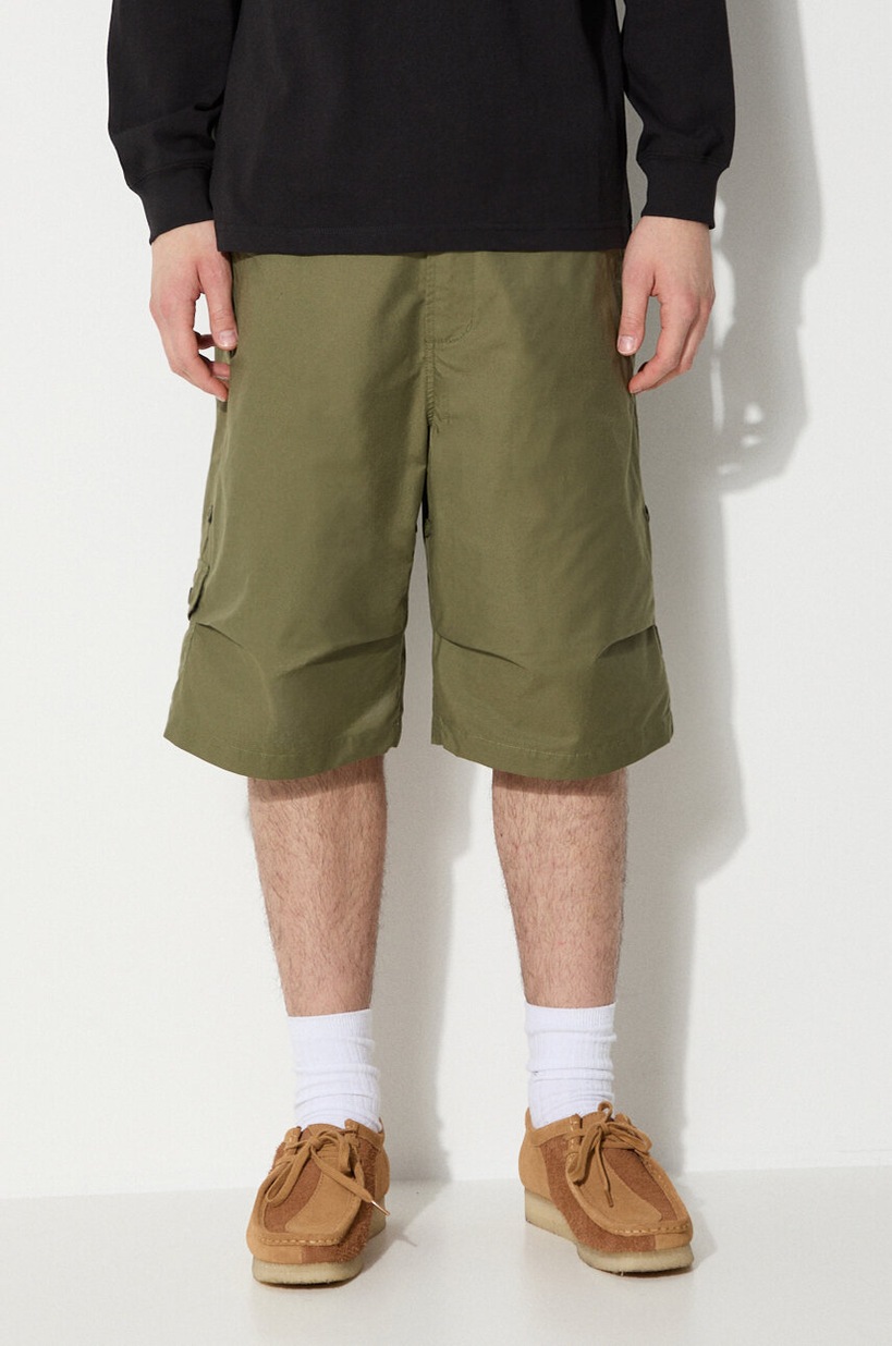 Engineered Garments shorts FA Short men's green color OR276.DZ027
