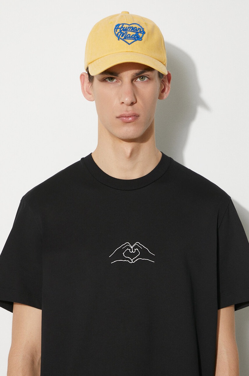 NEIL BARRETT｜ (Slim Cupid T-Shirt (MY70198A Y525 495N)) Neil Barrett cotton t-shirt Slim Cupid men's black color