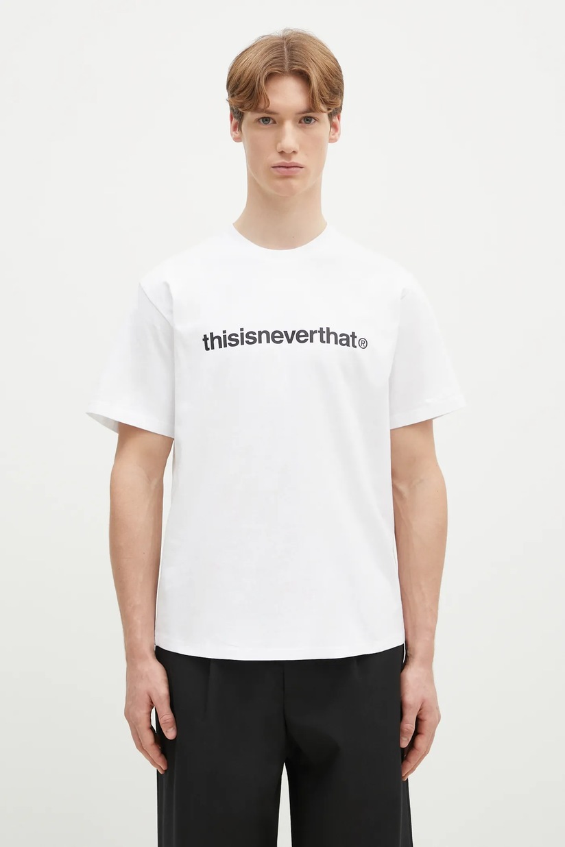 thisisneverthat t-shirt Arch-Logo Tee men's white color with